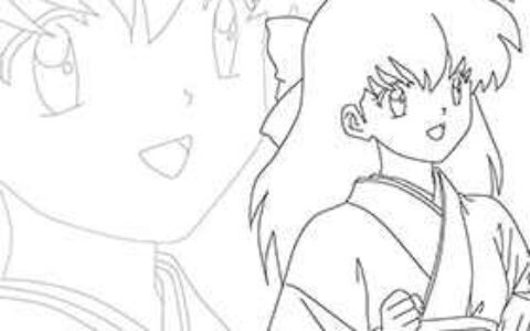 [新手练习线稿][犬夜叉]日暮戈薇[12P]