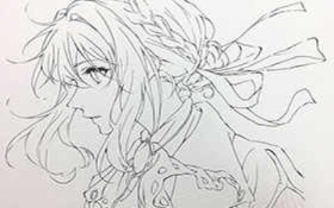 [新手练习线稿][紫罗兰永恒花园]薇尔莉特 伊芙加登[27P]