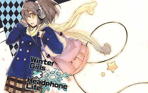 [画集][RAVING PHANTOM (フジシマ、宮前ぽりん、minoa)]Winter Girls × Headphone Life[26P]