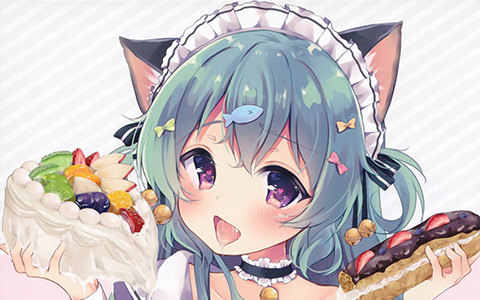 [画集][いろねのね (ももいろね)]ウチの駄メイドは甘いものに弱い。[13P]