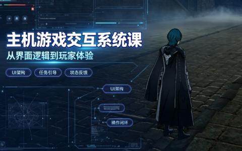 [课程]主机游戏交互系统课[高清画质]