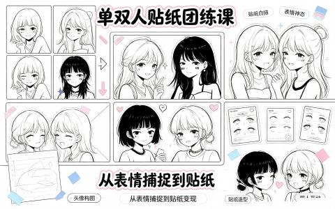 [课程]单双人贴纸团练课[高清画质]