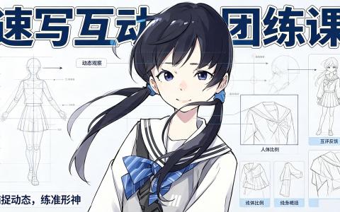 [课程]速写互动团练课[高清画质]