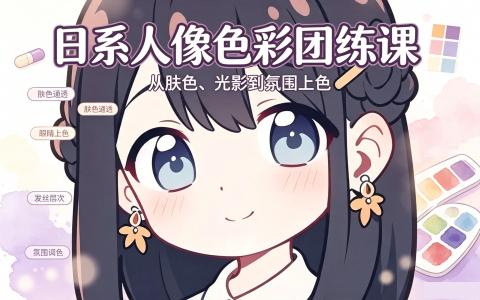 [课程]日系人像色彩团练课[高清画质]
