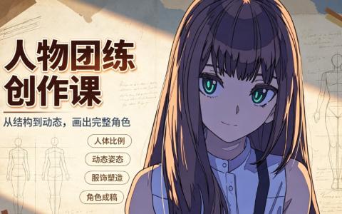 [课程]人物团练创作课[高清画质]