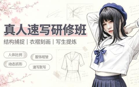 [课程]真人速写研修班[高清画质]