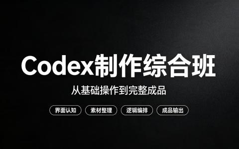 [课程]Codex制作综合班[高清画质]