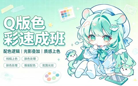 [课程]Q版色彩速成班[高清画质]