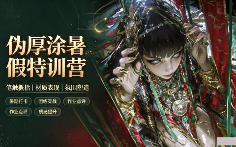 [课程]伪厚涂暑假特训营[高清画质]
