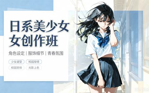 [课程]日系美少女创作班[高清画质]