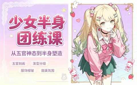 [课程]少女半身团练课[高清画质]