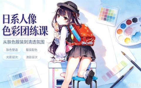[课程]日系人像色彩团练课[高清画质]
