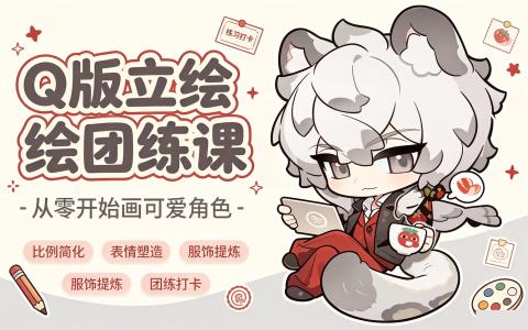 [课程]Q版立绘团练课[高清画质]