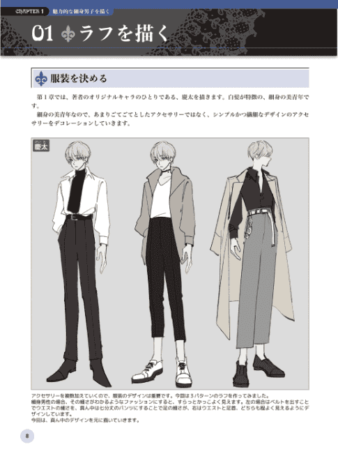 [无水印][自购]魅力男子的画法[144P]
