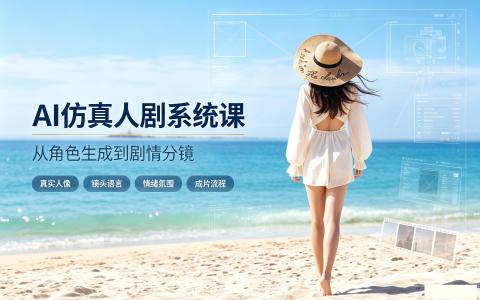 [课程]AI仿真人剧系统课[高清画质]