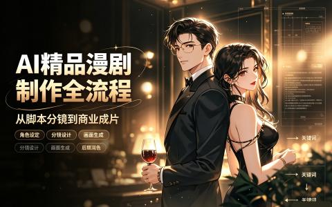 [课程]AI 精品漫剧制作全流程[高清画质]