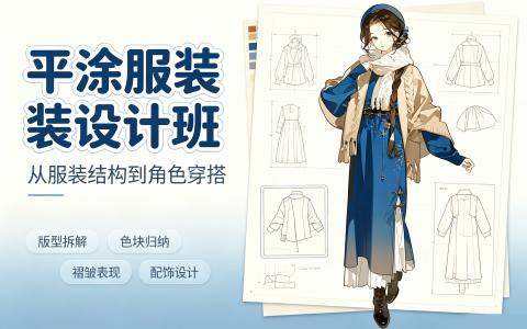 [课程]平涂服装设计班[高清画质]