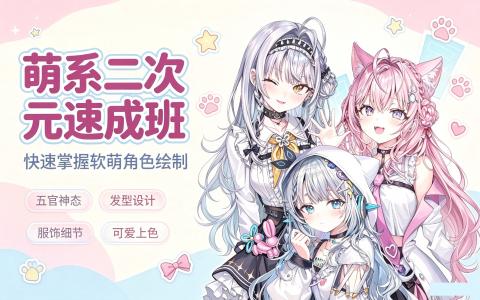 [课程]萌系二次元速成班[高清画质]