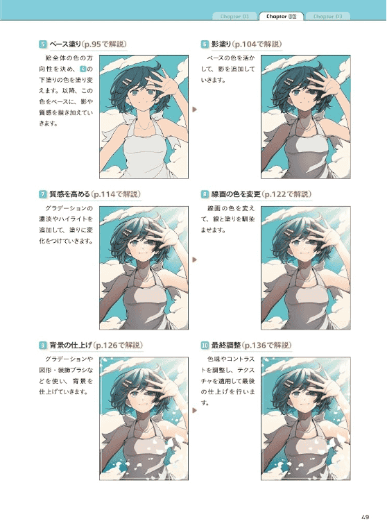 [互换中]CLIP STUDIO PAINT 完整入门：动手绘制学习数字绘画基础[148P]